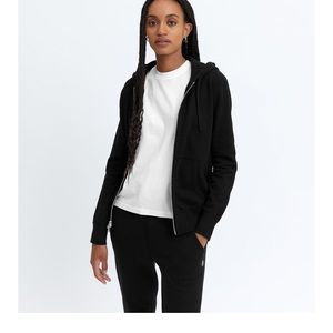 Navy Blue Reigning Champ zip up Hoodie